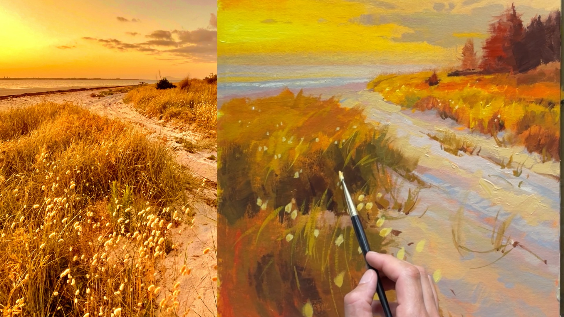 Painting Critiques for the Walk to the Beach Workshop logo
